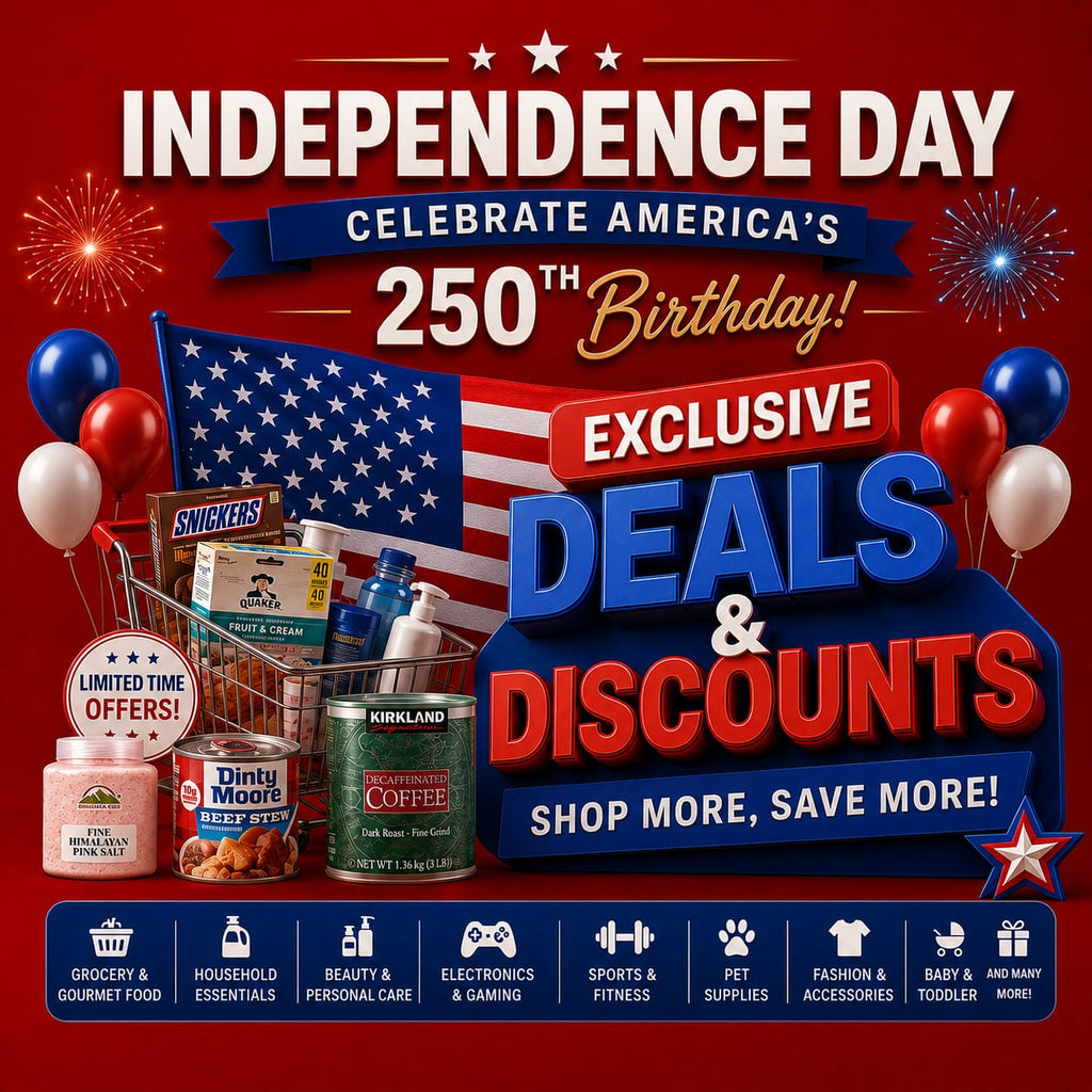 Best Independence Day Deals on Online Store | Celebrate 250th Birthday with Best Grocery Store