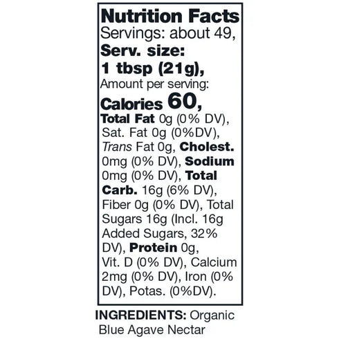 Kirkland Signature Organic Blue Agave, 36 oz, 2-count
