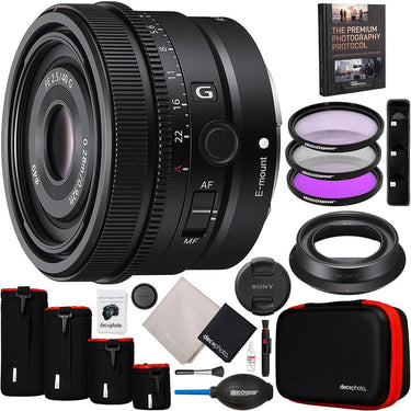 Sony FE 40mm F2.5 G Full Frame Lens SEL40F25G for E-Mount Mirrorless Cameras Bundle