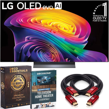 LG 65 inch OLED evo AI C6 4K Smart webOS TV (2026) w/ 1 YR Warranty Bundle