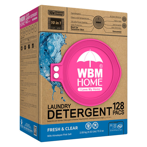 WBM Laundry Detergent Pods | Luxury Fresh & Clear Scent
