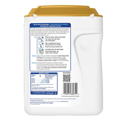Similac 360 Total Care Sensitive Infant Formula Powder, 40 oz.