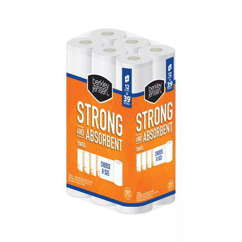 Berkley Jensen Choose-a-Size Paper Towels, 12 pk./160 sheets per roll