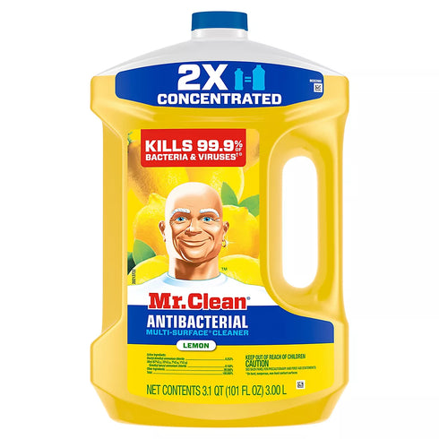 Mr. Clean All Purpose Mopping & Antibacterial Cleaner - Lemon Scent, 101 oz.