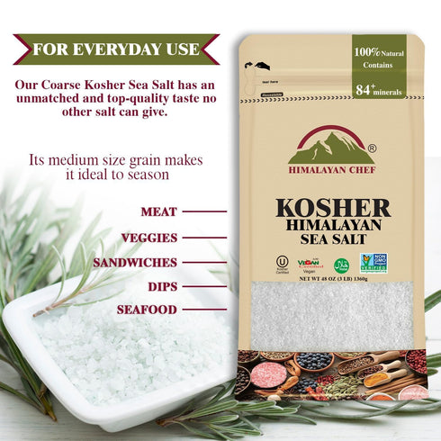 Himalayan Chef Kosher Salt | 4 Pack