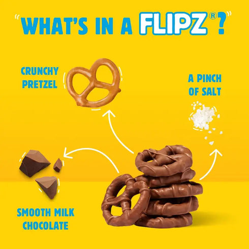 Premium Milk Chocolate Covered Pretzels, 24 oz -Sweet & Salty Treat