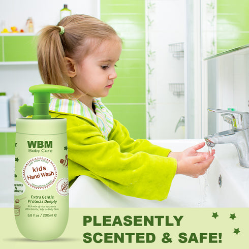 WBM Baby Care Hand Wash for Babies, Extra Gentle & protection Deeply, 6.8 fl oz