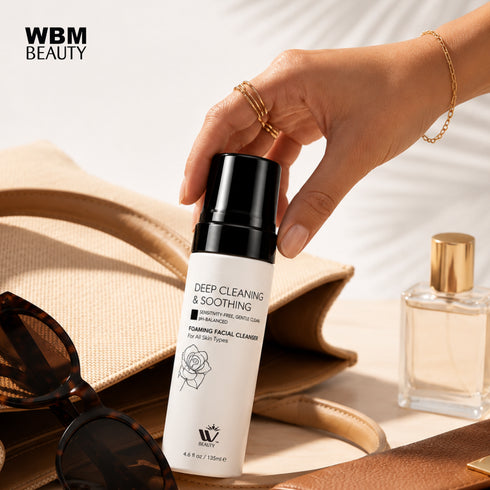 WBM BEAUTY Foaming Facial Cleanser | 4.2 Fluid Ounce