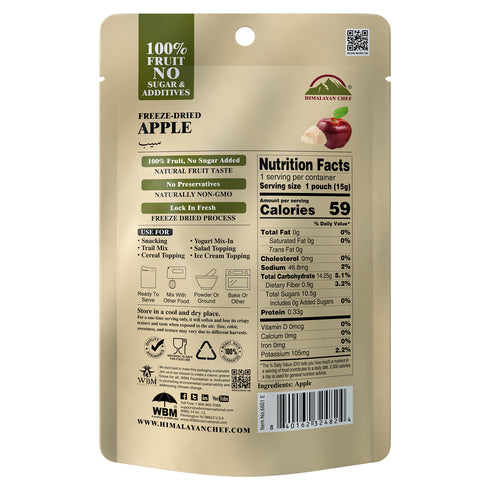 Himalayan Chef Freeze-Dried Apple Crisp - 10 Bags
