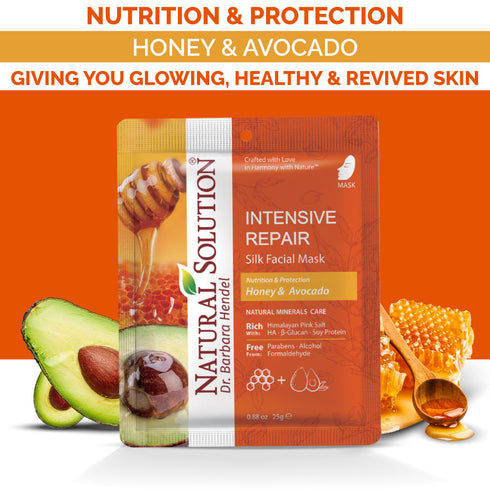 Natural Solution Honey Facial Sheet Mask – Hydrating & Nourishing Face Mask