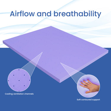 3 inch mattress topper queen