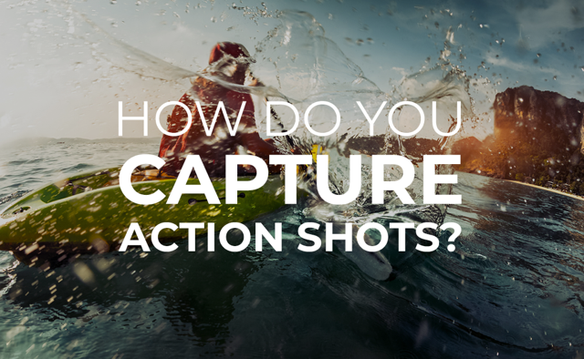 How do you capture action shots?
