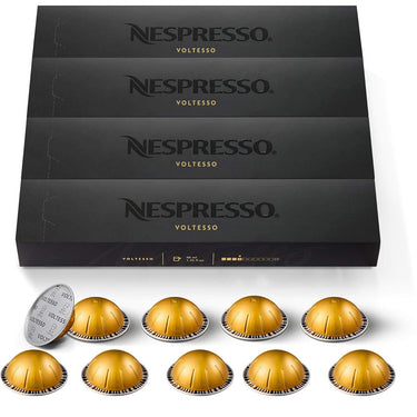 Nespresso Vertuo Voltesso Ristretto/Espresso Capsules, 40-Pack