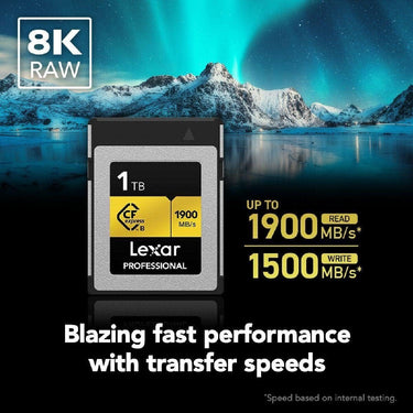 Lexar Professional CFexpress Type B Card GOLD Series, 1TB