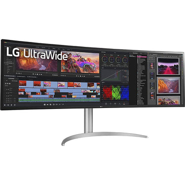 LG 49" 32:9 UltraWide Dual QHD IPS Curved Monitor (Open Box) + 1 Year Warranty