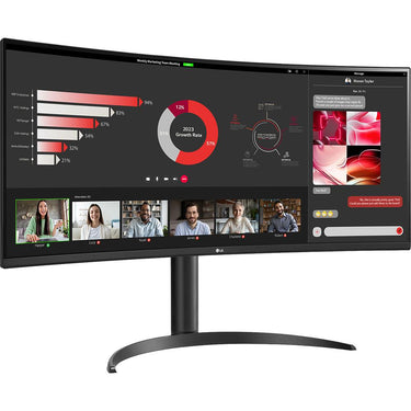 LG 34WR55QC-B 34" Curved UltraWide WQHD HDR 10 100Hz Monitor - Open Box