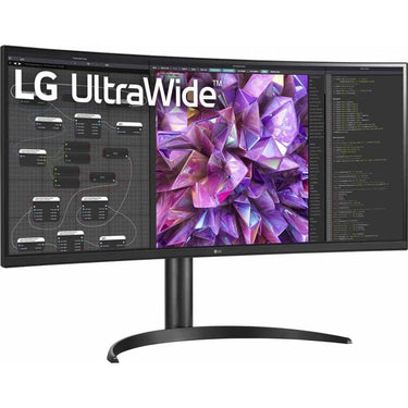 LG 34" Curved UltraWide QHD IPS PC Monitor (Open Box) + 1 Year Warranty Pack