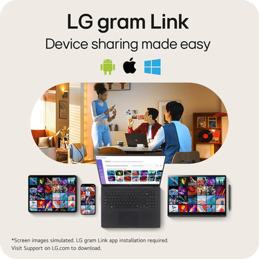 LG gram 16-inch Lightweight Laptop, Intel Evo Edition, 16GB RAM, 2TB SSD, Black
