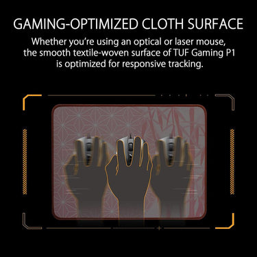 ASUS TUF Gaming P1 Portable Gaming Mouse Pad - NC12TUFGAMINGP1DS