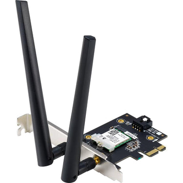 ASUS WiFi6 6E PCI-E Adapter with 2 External Antennas - PCE-AXE5400