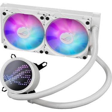 ASUS ROG Ryuo III 240 All-in-one Liquid CPU Cooler in White - ROG-RYUO-III-240-ARG