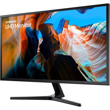 Samsung 32" ViewFinity UJ590 UHD Monitor - Dark Gray/Blue + Gaming Mouse & Pad