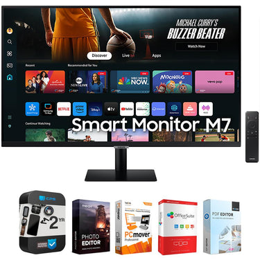 Samsung 32" Smart Monitor M7 (M70D) 4K UHD with Streaming TV  + 2 Year Protection Pack