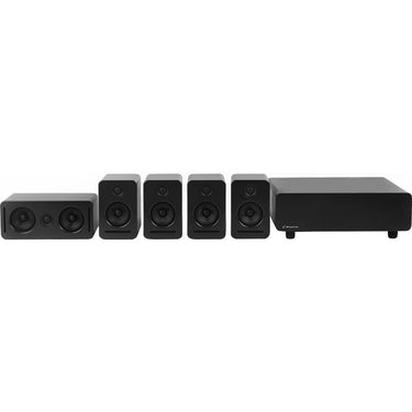 Platin Milan 5.1 7-Piece Speaker System with Transmitter Open Box +1 Year Warranty Pack