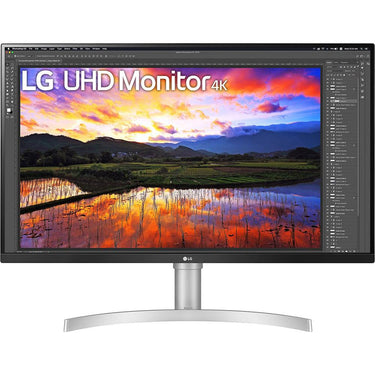 LG 32UN650-W 32" UHD IPS Ultrafine Monitor (Open Box) + 1 Year Warranty Pack