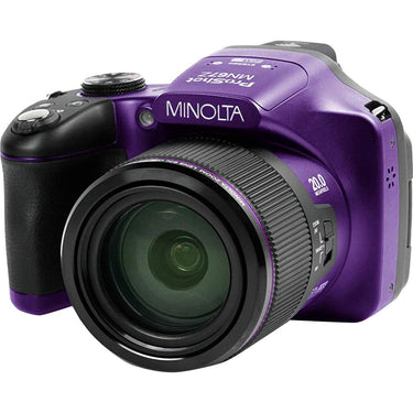 Minolta 20 MP HD Bridge Digital Camera w/67x Zoom (Open Box) + 1 Year Warranty Pack