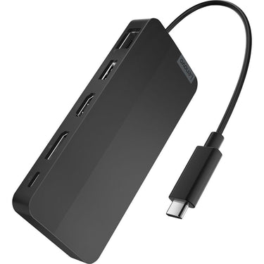 Lenovo USB-C Dual Display Travel Dock without Adapter - 40B90000US