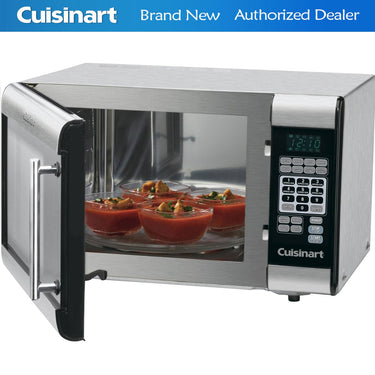 Cuisinart  CMW-100 1-Cubic-Foot Stainless Steel Microwave, Brushed Chrome - (Refurbished)