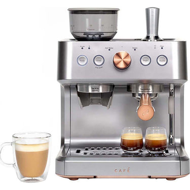 Cafe BELLISSIMO Semi Automatic Espresso Machine (Open Box) + 1 Year Warranty