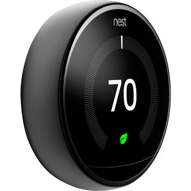 Google Nest Nest Learning 3rd Gen Smart Thermostat, Mirror Black (Open Box) +1 Year Warranty