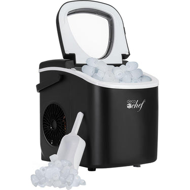 Deco Chef Compact Countertop Ice Maker in Black with 26-lbs Capacity - PIM01BLK - Open Box