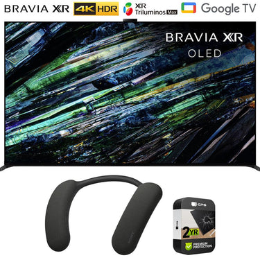 Sony BRAVIA XR A95L 65" QD-OLED 4K HDR TV 2023 with Bonus Wearable TV Speaker Bundle