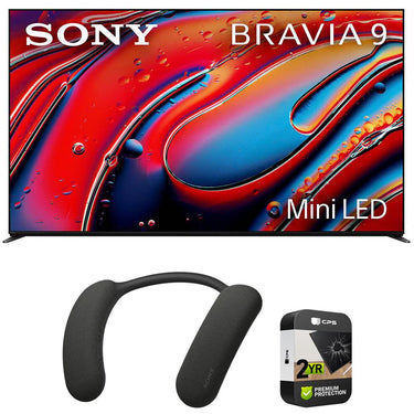 Sony BRAVIA 9 75" 4K HDR QLED Mini-LED TV 2024 with Bonus Wearable TV Speaker Bundle