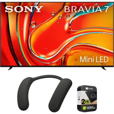 Sony BRAVIA 7 55" 4K HDR QLED Mini-LED TV 2024 with Bonus Wearable TV Speaker Bundle