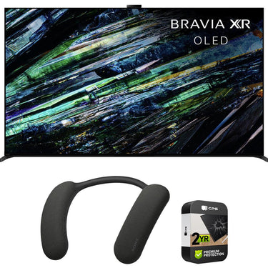 Sony BRAVIA XR A95L 55" QD-OLED 4K HDR TV 2023 with Bonus Wearable TV Speaker Bundle
