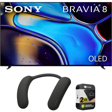Sony BRAVIA 8 K55XR80 55" 4K HDR OLED TV 2024 with Bonus Wearable TV Speaker Bundle