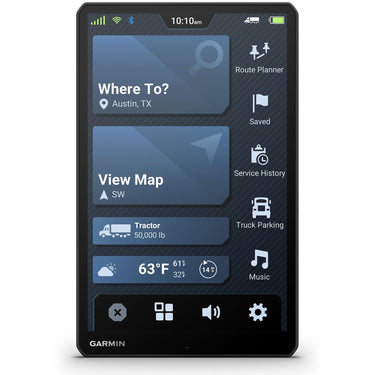 Garmin dezl OTR1020 10" GPS Truck Navigator, Custom Truck Routing, Satellite Imagery