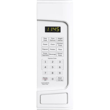 GE 1.1 Cu. Ft. Capacity Countertop Microwave Oven with 2 YR Warranty Bundle