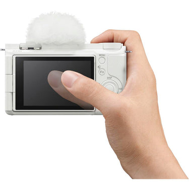 Sony ZV-E10 II Mirrorless APS-C Camera Body White Kit + Extended Warranty Bundle