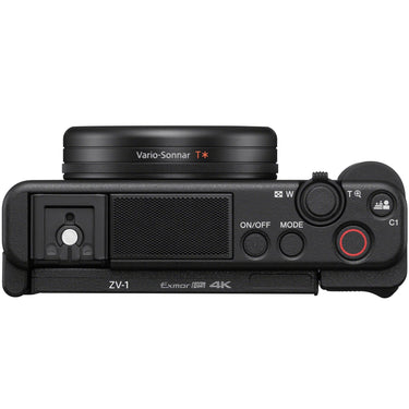 Sony ZV-1 Vlog Camera 4K Video Content Creator Black + Extended Warranty Kit Bundle