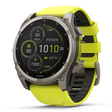 Garmin Fenix 8 47 mm Solar Sapphire Titanium+Screen Protector & 2 Year Warranty