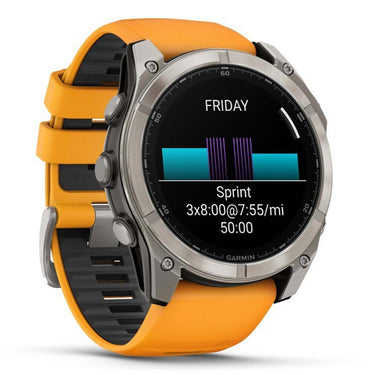 Garmin 010-02905-10 Fenix 8 51 mm, AMOLED Sapphire, Titanium + Warranty Bundle
