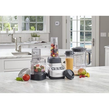 Cuisinart BFP-650 1 HP Blender/Food Processor with 3 Travel Cups, Refurbished