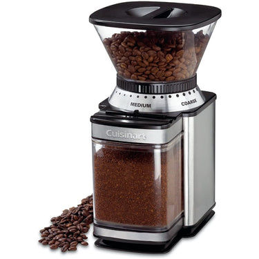 Cuisinart DBM-8 Coffee Grinder Automatic Burr Mill, Stainless Steel, Refurbished