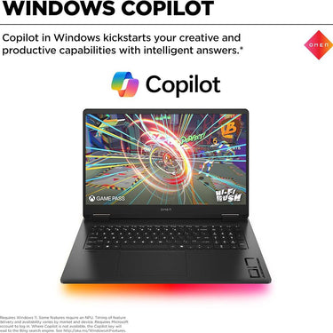 Hewlett Packard OMEN 17-db0010nr 17.3" AMD Ryzen 7 8845HS 32GB/1TB CoPilot Gaming Laptop