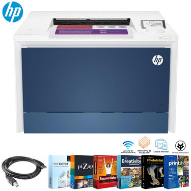 HP Color LaserJet Pro 4201dw Wireless Printer w/ Printer Essentials Software Bundle